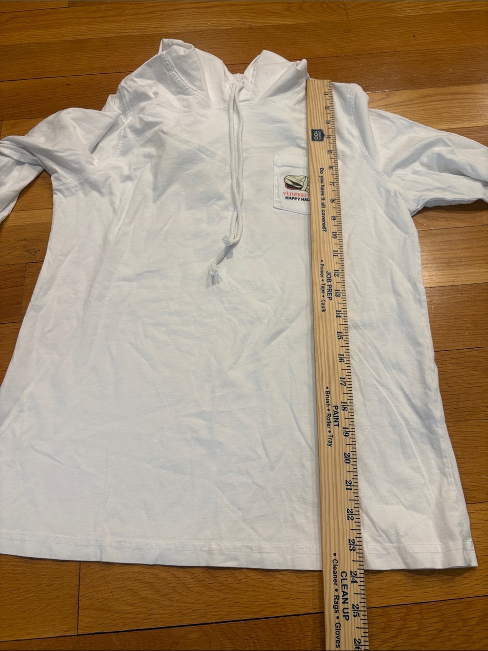 Vineyard Vines White Halloween Mummy Whale Pocket Hoodie View 6